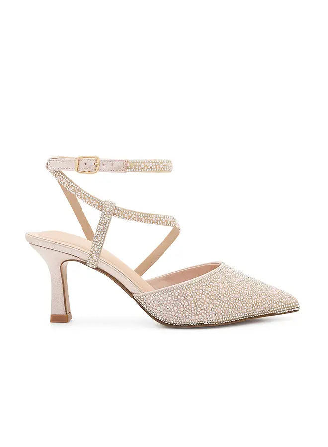 Lexie-3 Dressy Heels - Blush Pearl