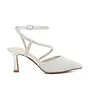 Lexie-3 Dressy Heels - White Pearl