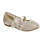 Gloria-10k Girls Flats - Gold