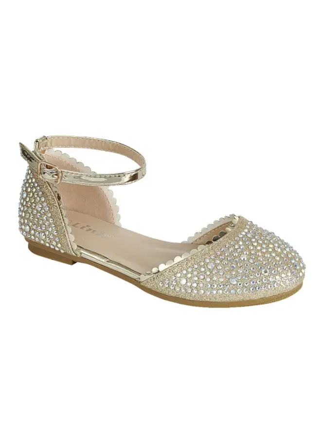 Sabina-33k Girl Flats - Champagne