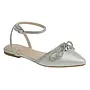 Point-67 Dressy Flat - Silver