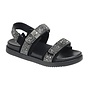 Gigi-53 Flat Sandal - Black