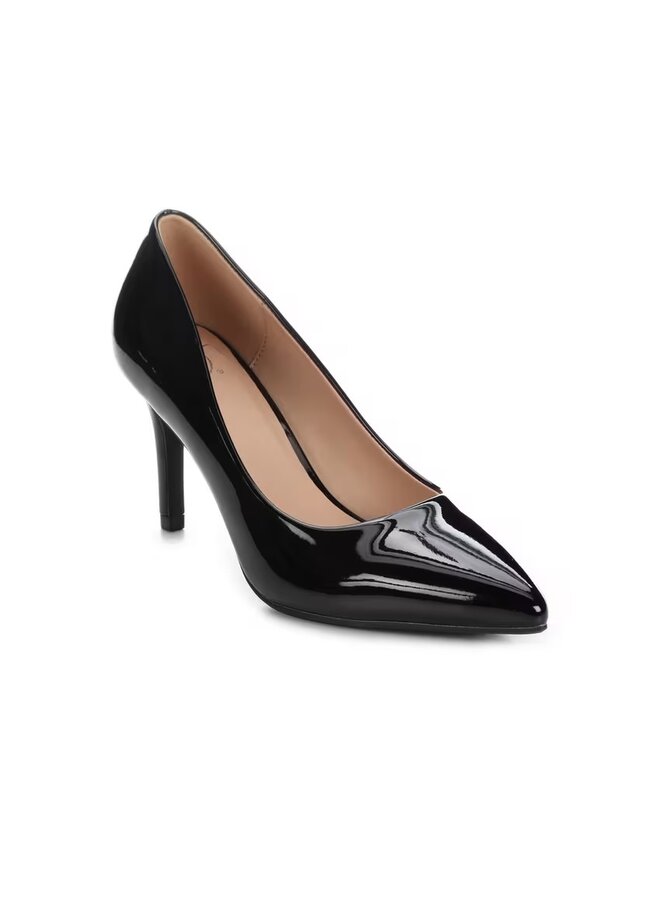 Florian Casual Heels - Black Patent