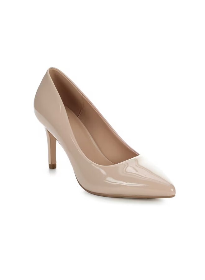 Florian Casual Heels - Beige Patent