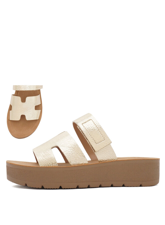Tonya Casual Sandals - Gold