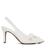 Minta Dressy Heels - White Mesh
