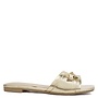 Formula Flat Sandals - Gold Lizzard
