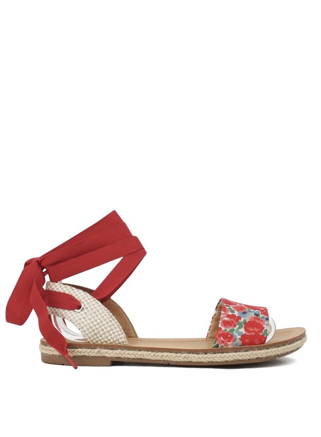 Orrin Flat Sandals - Red