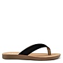 Ella Flat Sandals - Black Nubuck