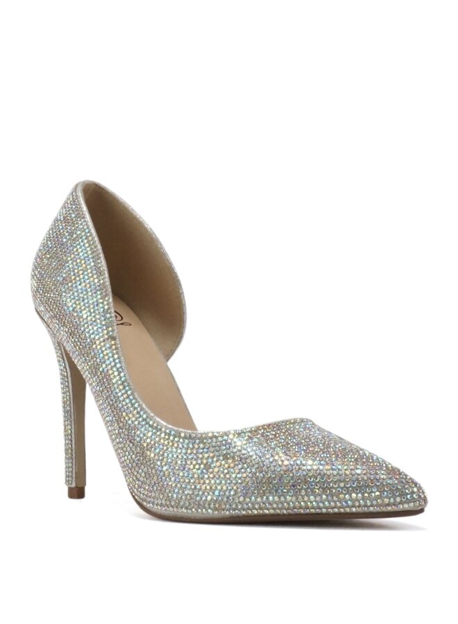 Gianna Dressy Heel - Silver