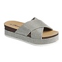 Lajolla-80 Platform Sandals - Silver