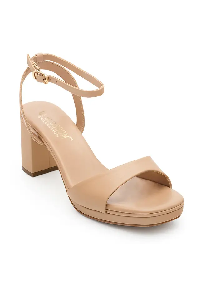 Nelly-48 Dressy Heel - Nude Pu