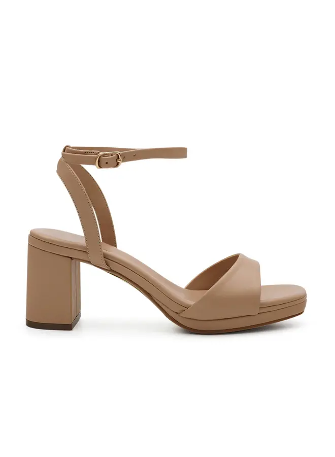 Nelly-48 Dressy Heel - Nude Pu