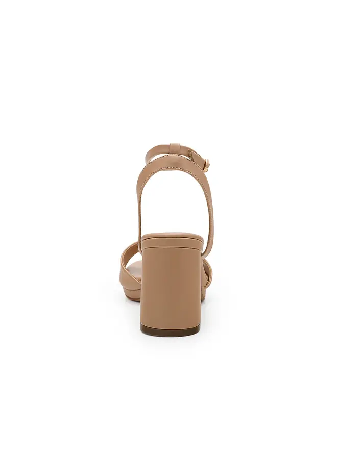 Nelly-48 Dressy Heel - Nude Pu