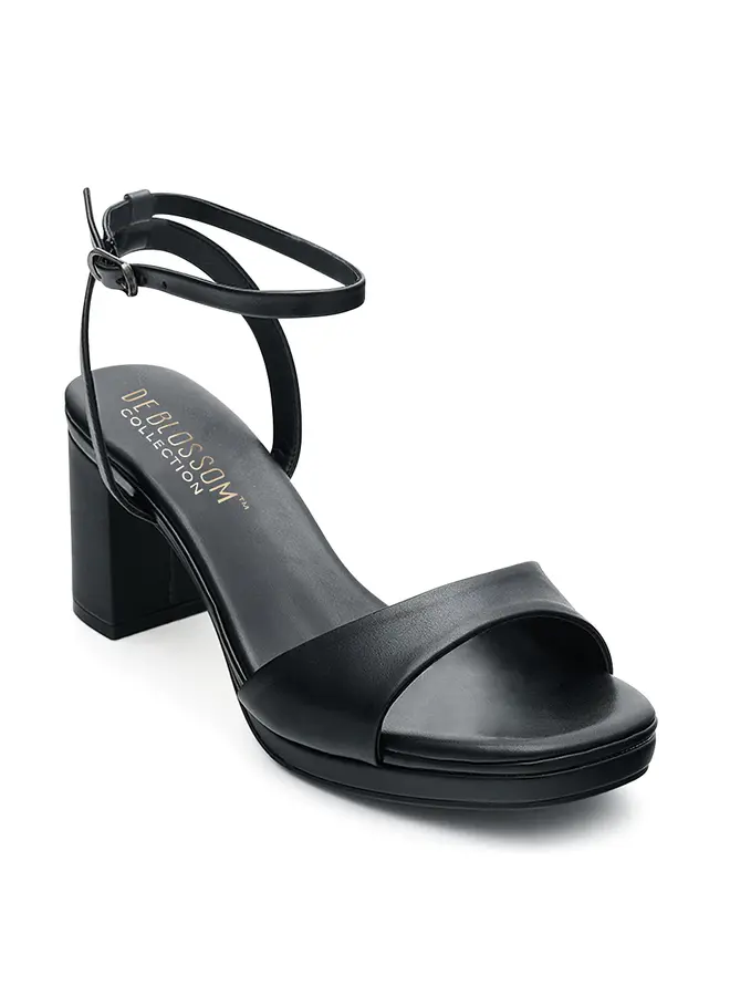 Nelly-48 Dressy Heel - Black Pu