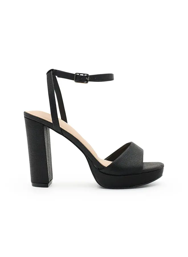 Jane-36 Dressy Heels - Black Shimmer