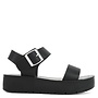 Detect Casual Sandals - All Black Pu