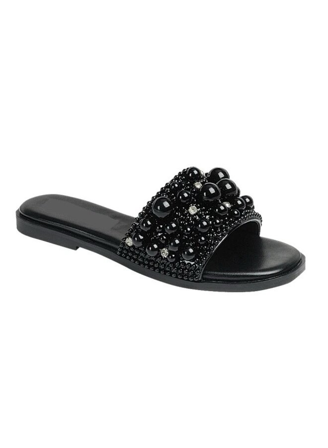 Deal-29 Flat Sandal - Black