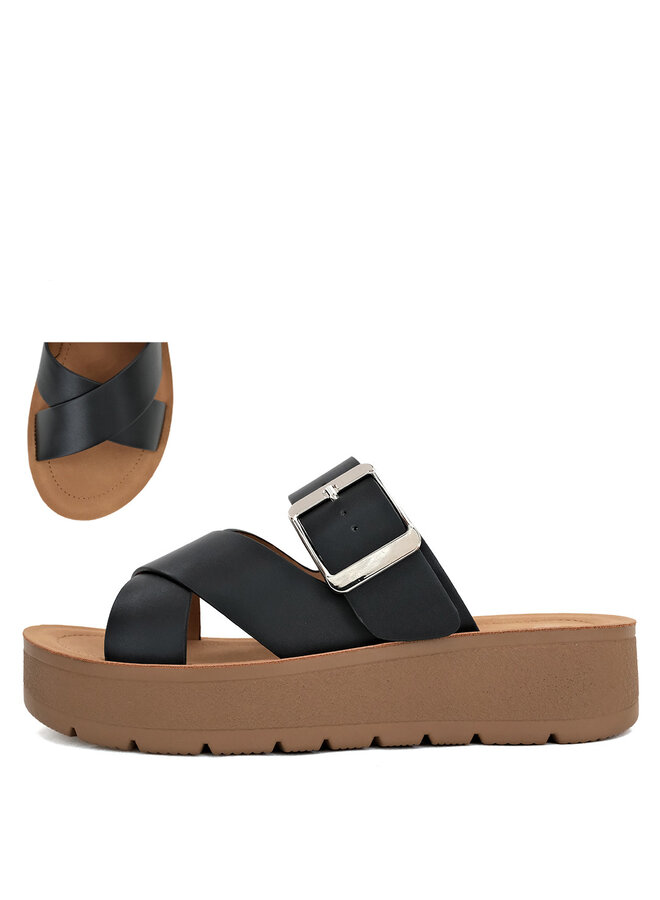 Resume Casual Sandals - Black