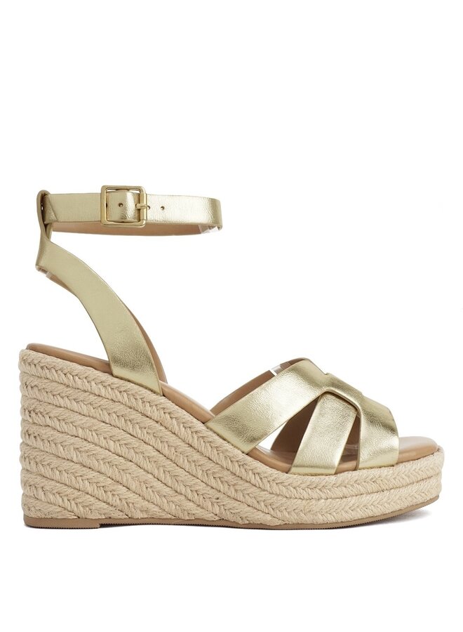 Behold Platform Sandals - Gold
