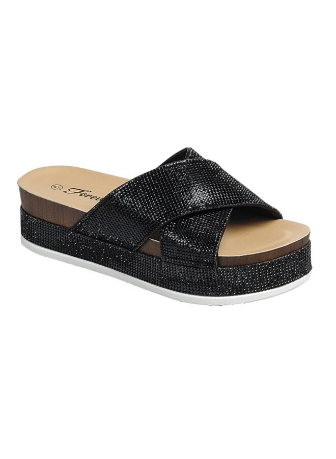 Lajolla Platform Sandals - Black