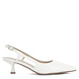Bell Casual Heels - White Patent