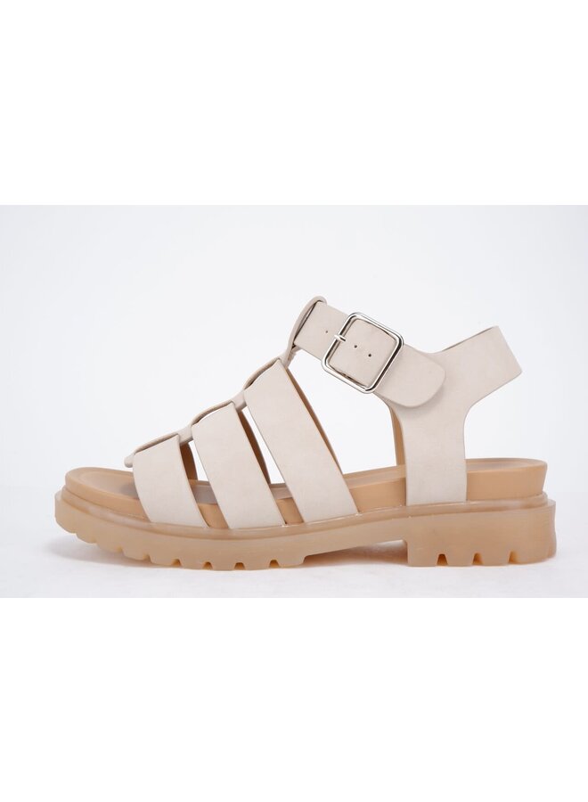 Vicky Casual Sandals - Beige Nb