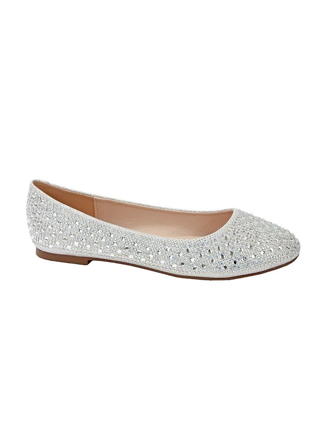 Baba-1 Dressy Flats - White