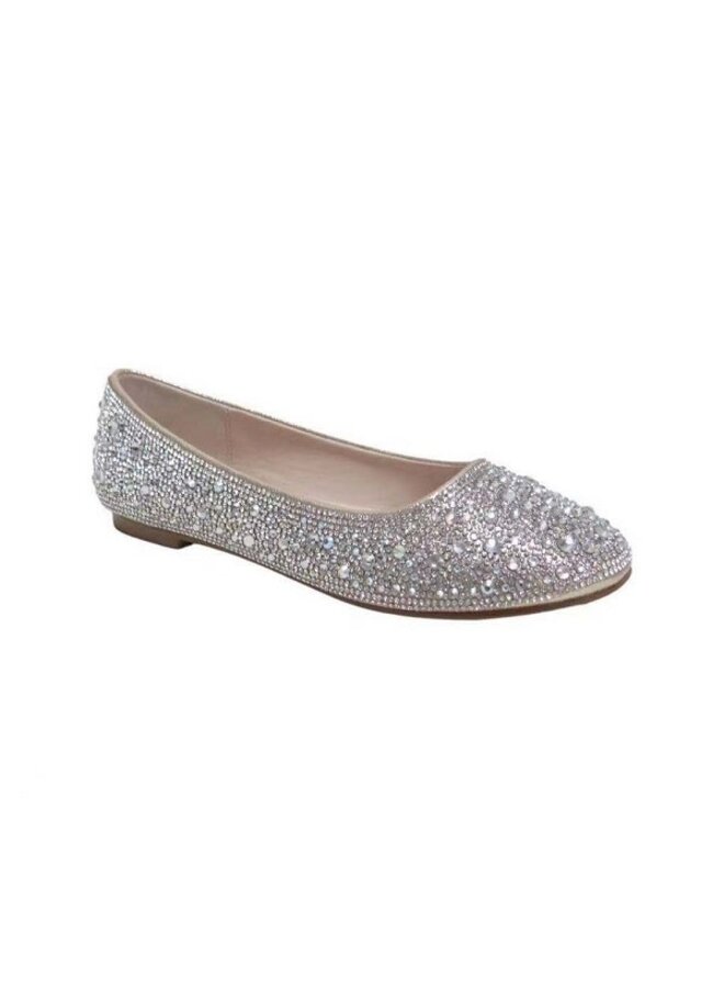 Baba-102 Dressy Flats - Nude