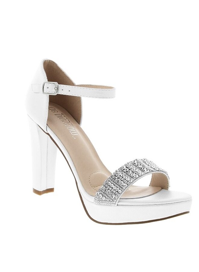 Marley-4 Dressy Heel - White