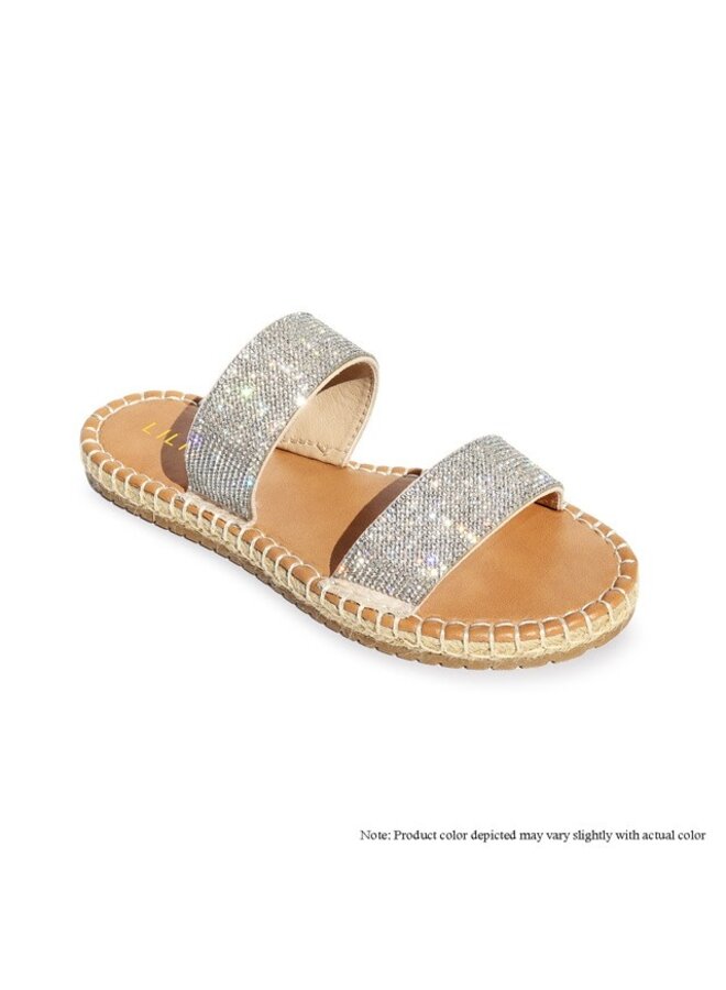 Deedee Flat Sandals - Nude
