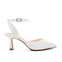 Lexie-4 Dressy Heels - White Pearl