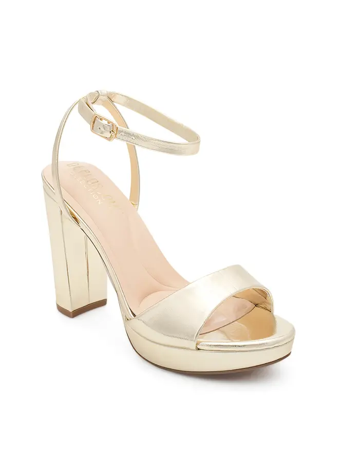 Jane-36 Dressy Heels - Gold Metallic