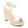 Jane-36 Dressy Heels - Gold Metallic