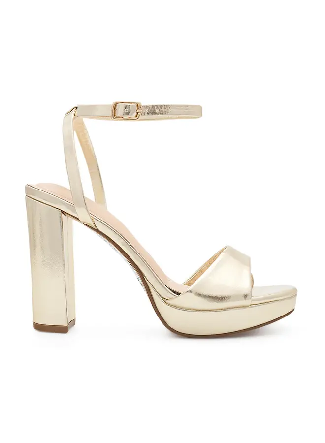 Jane-36 Dressy Heels - Gold Metallic