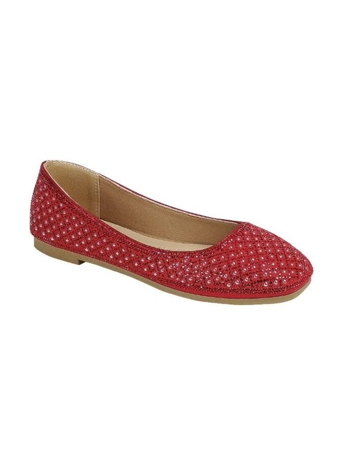 Helena-33 Dressy Flat - Red
