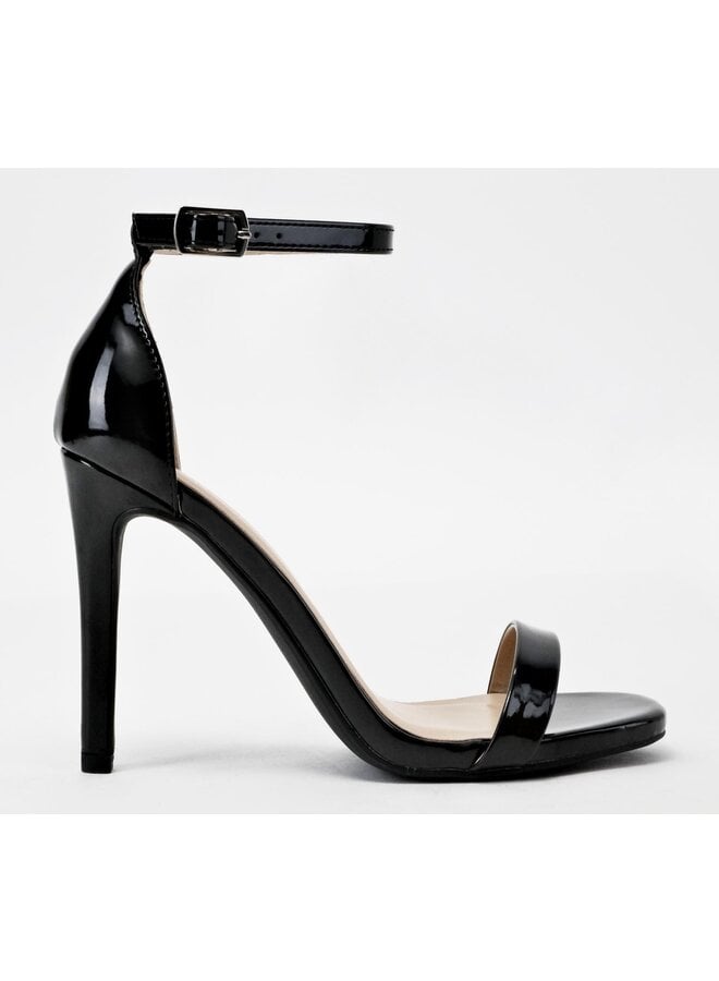 Jaiden Casual Heels - Black Patent