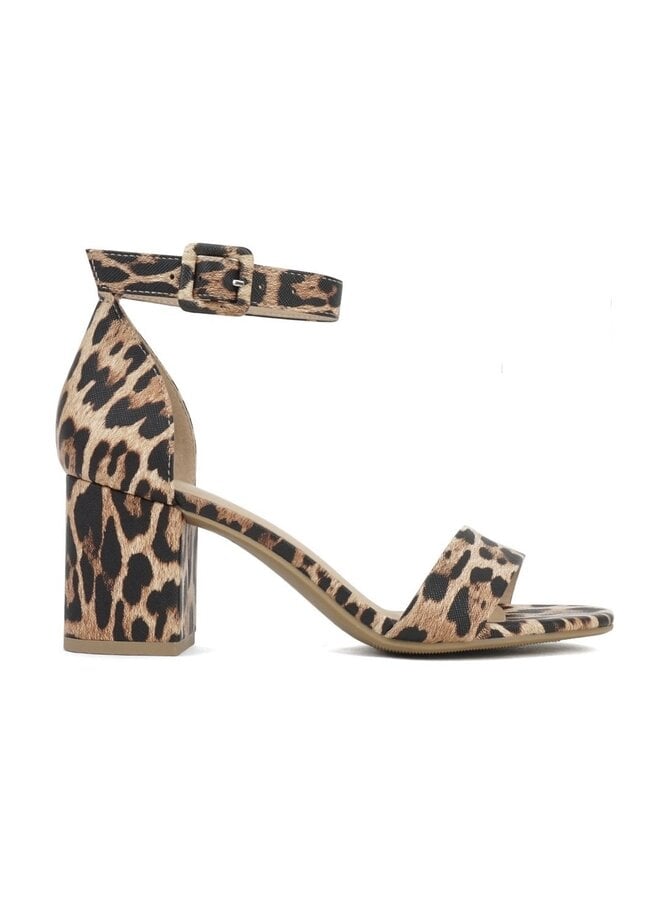 Cake Casual Heels - Leopard