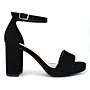 W-Wood Casual Heels - Black