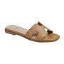 Main-13 Flat Sandal - Tan Pu