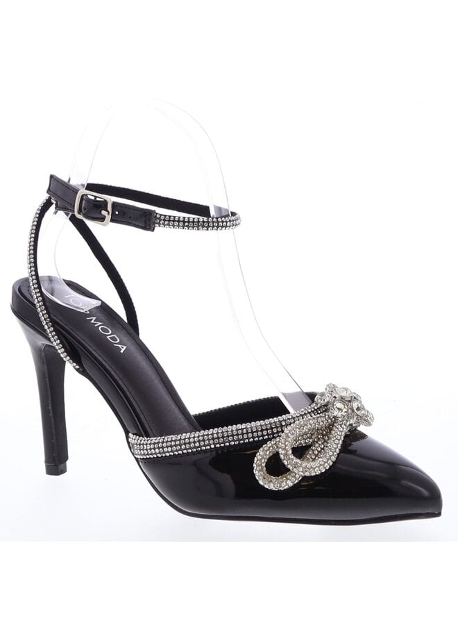 Freya-5 Dressy Heel - Black Patent