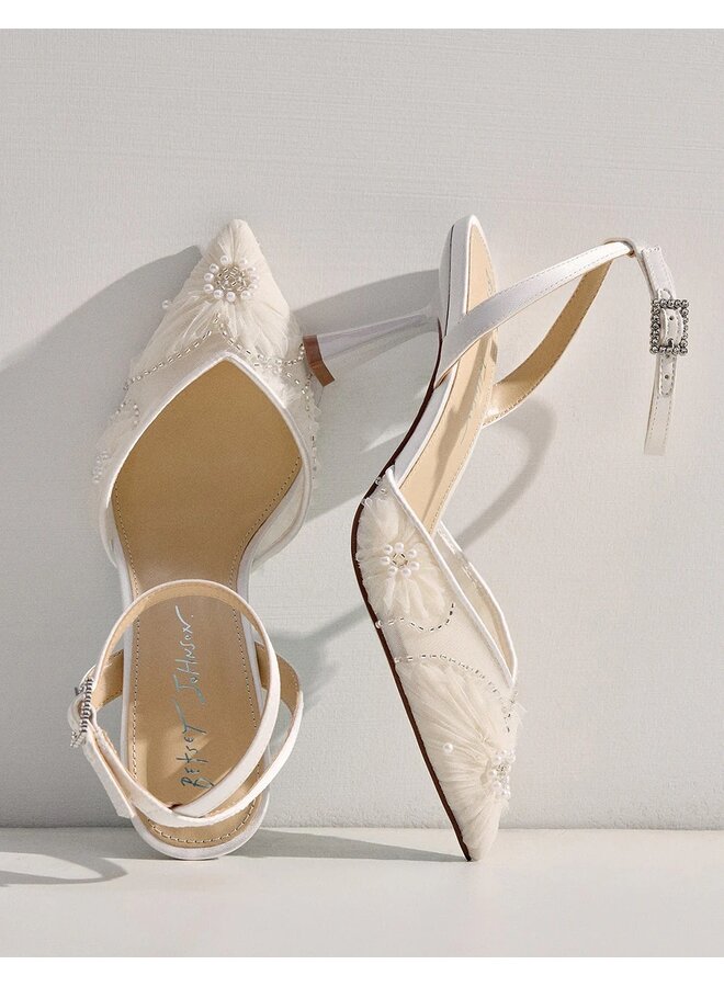 Sb-Delia Dressy Heel - Ivory