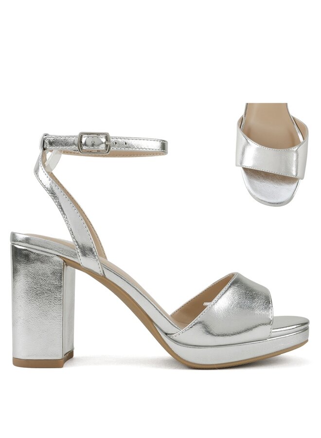 Harbor Casual Heels - Silver