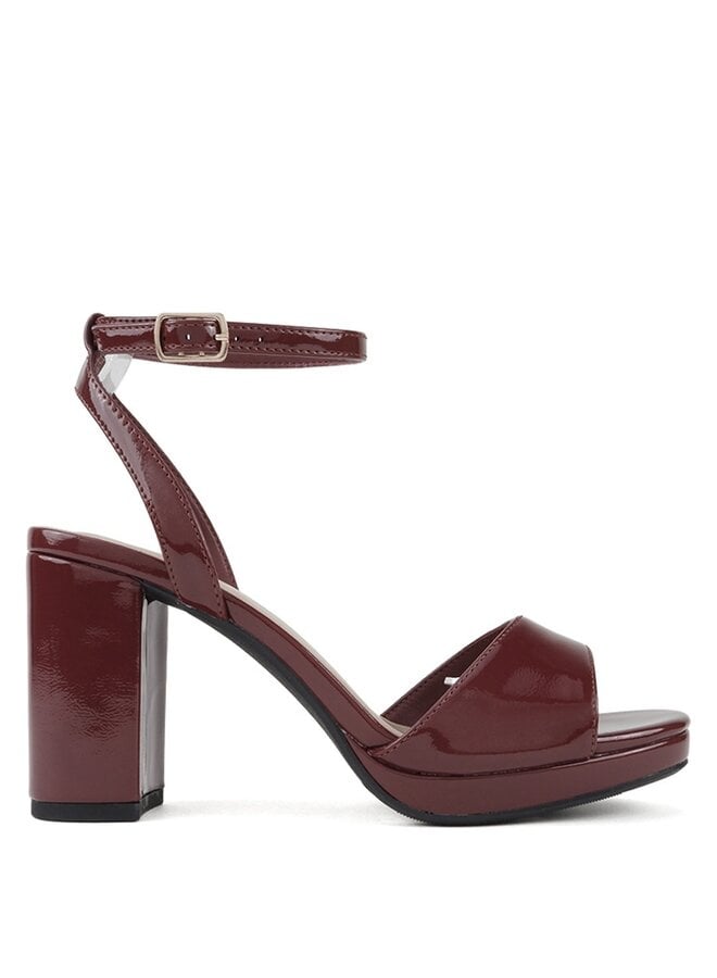 Harbor Casual Heels - Burgundy