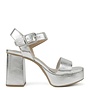 Macey Casual Heels - Silver
