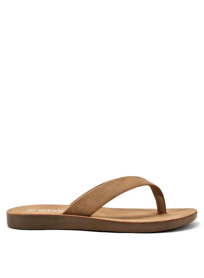 Ella Flat Sandals - Tan Nb