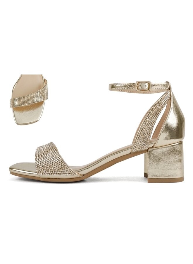 Pierre Dressy Heel - Gold