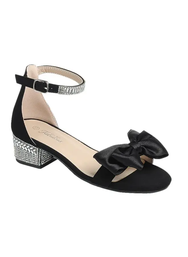 Natalie-65k Kids Heel - Black