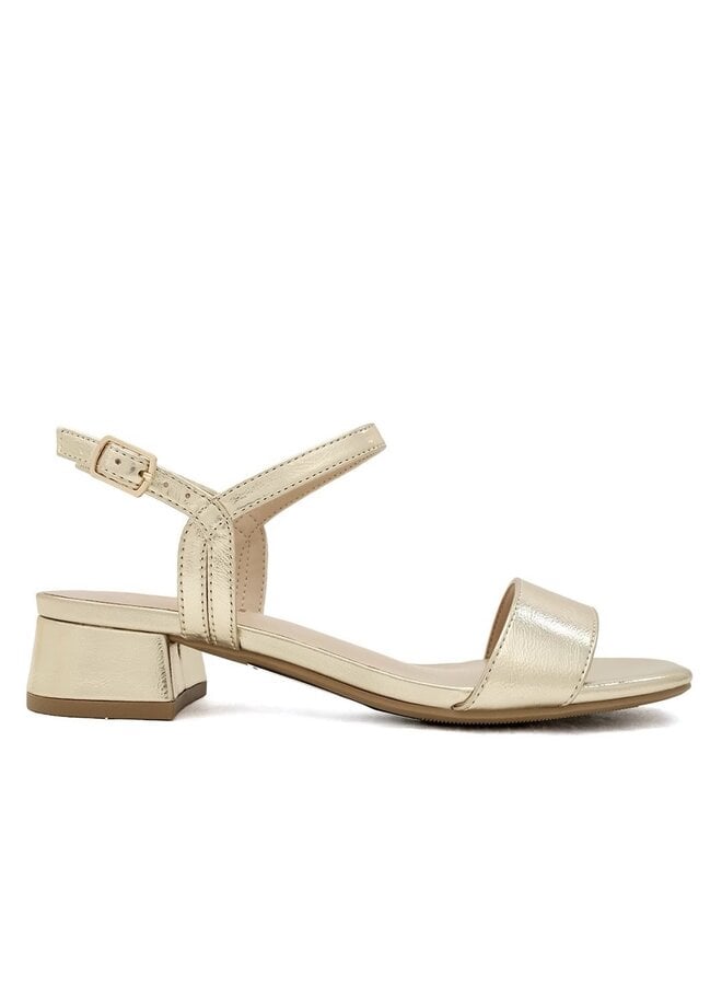 Episode Casual Heels - Gold Metallic Pu