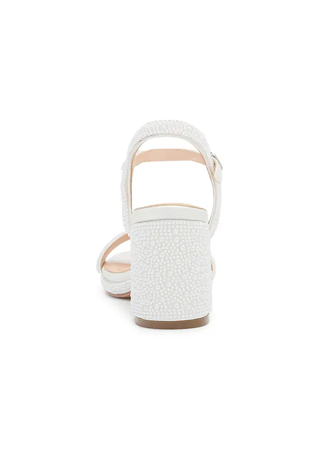 Nelly-20XT Dressy Heel - Pure White